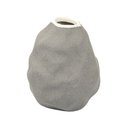Ver imagem 1 de Vaso Decorativo Organico em Ceramica Cinza Escuro P 12x10cm