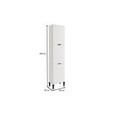 Ver imagem 2 de Paneleiro de Cozinha Alpha 2510 C- 3 Portas 50cm Freijo - Carraro