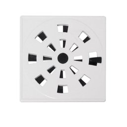 Kit com 10 Grelha Quadrada10,2 X 10,2cm com Anti-inseto Pvc Astra - 2