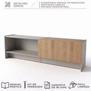 Ver imagem 4 de Rack TV 75 pol Module 180cm com Rodapé Byhouse