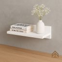 Ver imagem 1 de Prateleira T em Mdf 30x10x10 - Branco - Duas Prateleiras