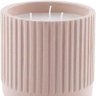 Vela com Suporte Rosa em Cimento 12858 Mart - 2