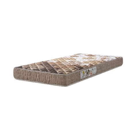 Colchão D33 120x188x14 Viúva Dupla Face Bege Selo Inmetro Mnk