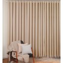 Ver imagem 2 de Cortina de Varao Genova 4,00 X 2,50 para Quarto ou Sala Bene Tu:AMENDOAS