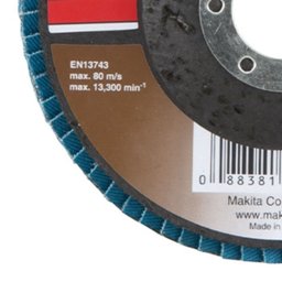 Flap Disco 115 Mm Grão Z40 Makita - 2
