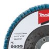 Flap Disco 115 Mm Grão Z40 Makita - 5