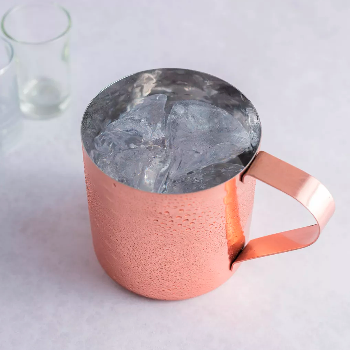 Caneca de Aço Inox 10CM Bebidas Quentes Geladas Retro 650ML - 3