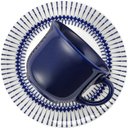 Ver imagem 1 de Kit 4 Xícaras com Pires Biona Colb Oxford® Cerâmica 200 Ml
