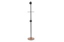 Ver imagem 6 de Cabideiro Orion de Piso Organizador Decorativo Estilo Industrial Preto/Nozes