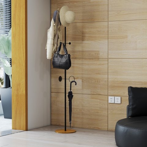 Cabideiro Orion de Piso Organizador Decorativo Estilo Industrial