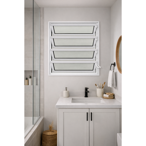 Vitro Basculante Branco 80x80 Linha 25 Jade