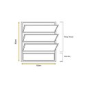 Ver imagem 3 de Vitro Basculante Branco 80x80 Linha 25 Jade