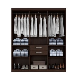 Guarda-Roupa Casal para Quarto 7 Portas 2 Gavetas  - 2