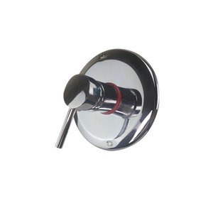 Registro Monocomando Misturador Chuveiro Banheiro Cromado Base Redondo Banheira