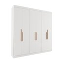 Ver imagem 1 de Guarda-roupa Casal 6 Portas 2 Gavetas 206cm Multimóveis Cr35456 Branco Ártico