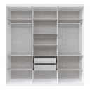 Ver imagem 3 de Guarda-roupa Casal 6 Portas 2 Gavetas 206cm Multimóveis Cr35456 Branco Ártico