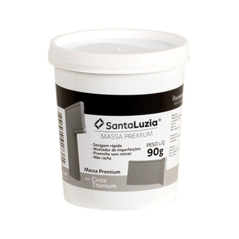 Massa Premium Santa Luzia 90g - Cor Cinza Titanium