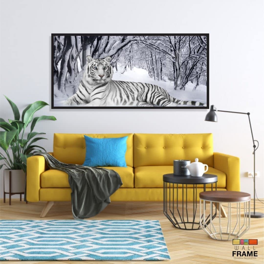 O Rugido dos Tigres Brancos - Quadros Decorativos - Essence