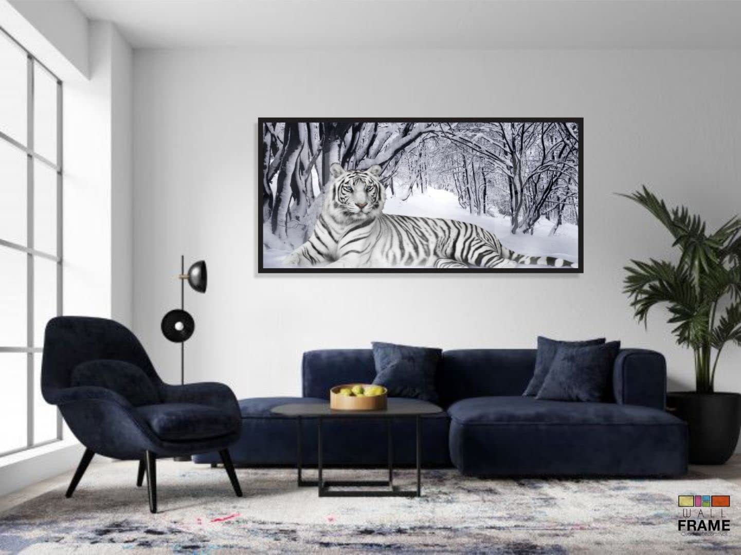 O Rugido dos Tigres Brancos - Quadros Decorativos - Essence