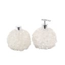 Ver imagem 1 de Kit Lavabo Difusor e Saboneteira Pontas de Quartzo Branco e Prata