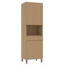 Ver imagem 1 de Torre Quente Modulado 70cm 1 Nicho 1 Gaveta 4 Portas Slim Luciane