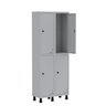 Armário Locker Guarda Volume Aço Light 4 Portas 69x179,5cm - 3