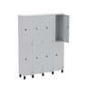 Armário Locker Guarda Volume Aço Light 8 Portas 138x179,5cm - 3