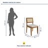 Conjunto Sala de Jantar Mesa Monalisa com 4 Cadeiras Rainha em Madeira Maciça - 4