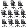 Kit com 10 Cadeira Escritório Diretor Office Columbus com Tela Mesh - 1