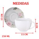 Ver imagem 5 de Kit Jogo Café Lanche 24pçs 12 Pessoas Chá Ornatta Tramontina