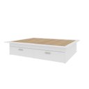 Ver imagem 2 de Cama Infantil Casal/Queen com 4 Gavetas Gades Yescasa Branco