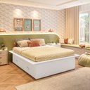 Ver imagem 1 de Cama Infantil Casal/Queen com 4 Gavetas Gades Yescasa Branco