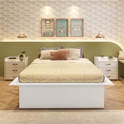 Cama Infantil Casal com 4 Gavetas Gades Yescasa - 7
