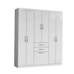 Guarda-Roupa Casal para Quarto 7 Portas 2 Gavetas  - 3