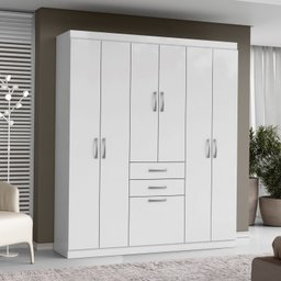 Guarda-Roupa Casal para Quarto 7 Portas 2 Gavetas  - 1