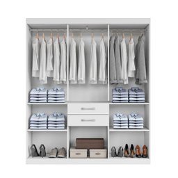 Guarda-Roupa Casal para Quarto 7 Portas 2 Gavetas  - 2