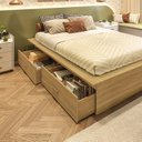 Ver mais imagens de Cama Infantil Casal com 4 Gavetas Gades Yescasa