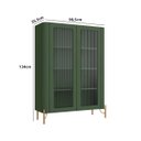 Ver imagem 3 de Cristaleira Mdf Vidro Canelado L98,5 X A134cm