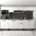 Ver imagem 1 de Cozinha Alana 6 Pecas 12 Portas 1 Gaveta Branco