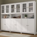 Ver imagem 1 de Conjunto de Armários para Cozinha Americano 3 Peças Branco/Gelo