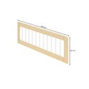 Ver imagem 2 de Grade de Proteção Dupla Wave Casatema MadeiraOriginals Bege/Branco/Marrom