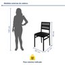 Kit com 02 Cadeiras para Sala de Jantar Barcelona - 4