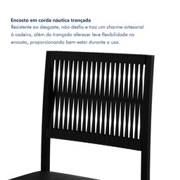 Kit com 02 Cadeiras para Sala de Jantar Barcelona - 6