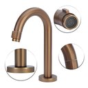 Ver imagem 2 de Torneira Banheiro/lavatório Pratica Clean Rose Gold Metal