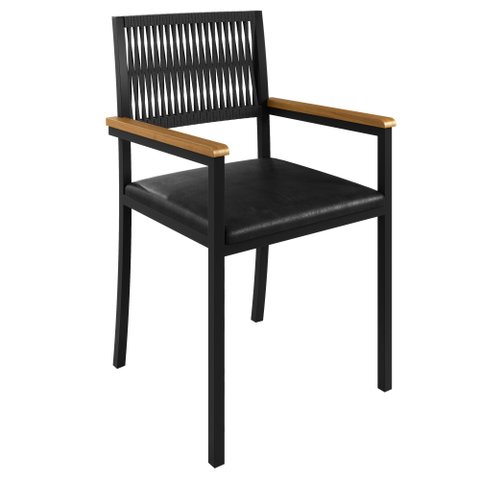 Cadeira para Sala de Jantar com Braço Barcelona