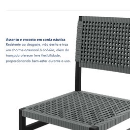 Kit com 02 Cadeiras para Sala de Jantar Lisboa - 5