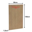 Ver imagem 3 de Painel para Tv 90x136cm Tv até 32'' Pa2915 Amêndoa