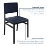 Kit com 02 Cadeiras para Sala de Jantar Madri - 9