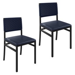 Kit com 02 Cadeiras para Sala de Jantar Madri - 1