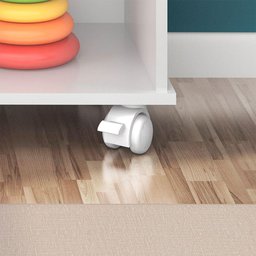 Nicho Organizador C/ 3 Gavetas com Rodízio Branco/colorido - 5